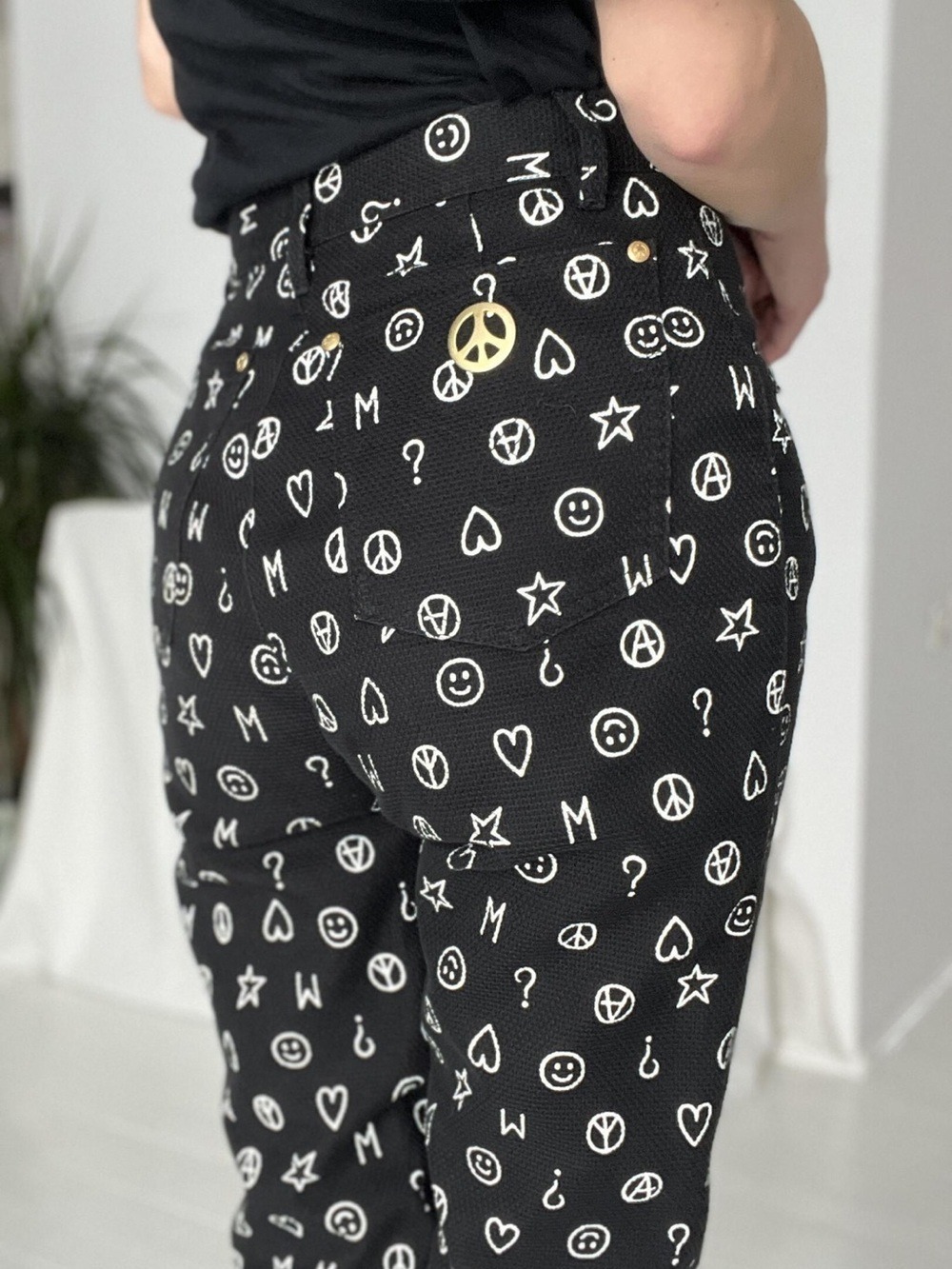 Vintage 1990 Moschino Pants Size 24 - Picture 4 of 16